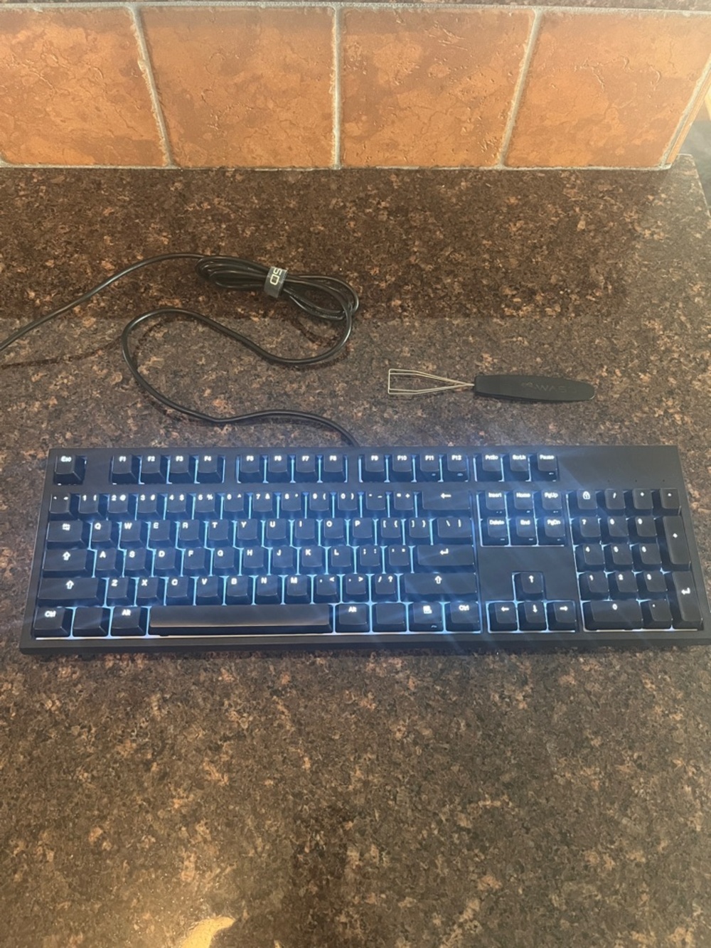 WASD KeyBoard Mechanical V2B Cherry MX Brown Backlit Coding